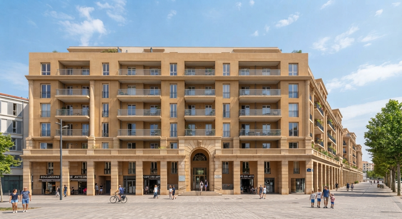 Appartement neuf déniché à Antigone Montpellier